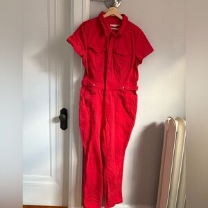Good American Vibrant Red Jumpsuit